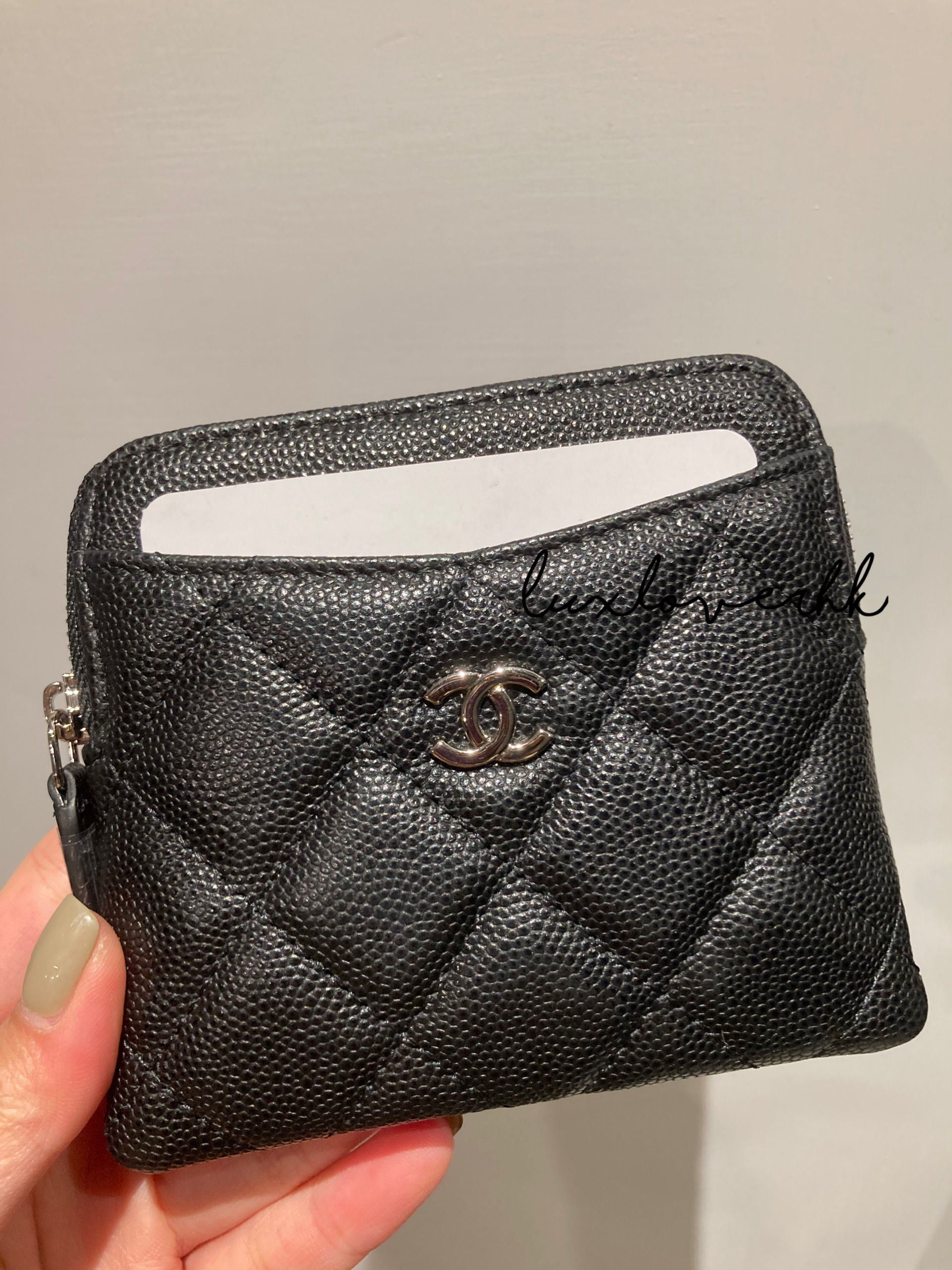Chanel CF logo coins bag cardholder
