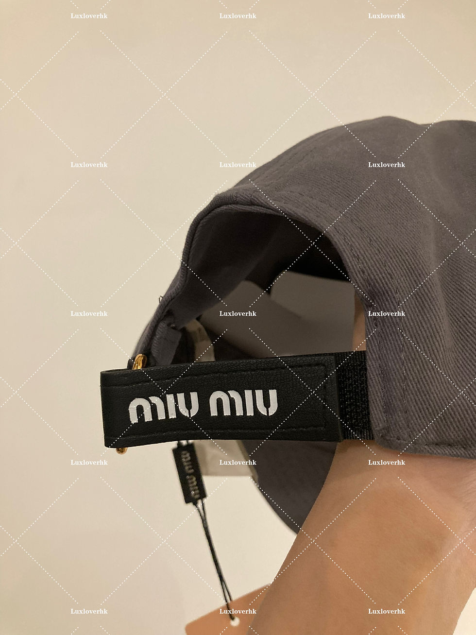 Thumbnail: Miumiu cap 帽 - 灰