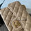 Thumbnail: Chanel Classic flap 23 cm beige 魚子醬