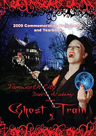 Tamworth City Dance Academy 2009 concert poster "Ghost Train"