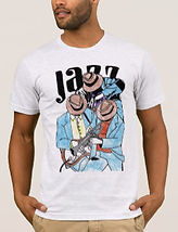 three zazz player tee shirt,t-shirt,funnyt-shirt,jazzt-shirt,bluest-shirt,band,music,concert