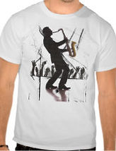 saxphone tee shirt,t-shirt,funnyt-shirt,jazzt-shirt,bluest-shirt,band,music,concert