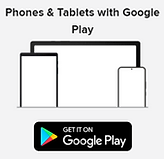 Phones and tablets with Google Play, get It On Google Play.