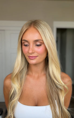 soft glam makeup for a bride