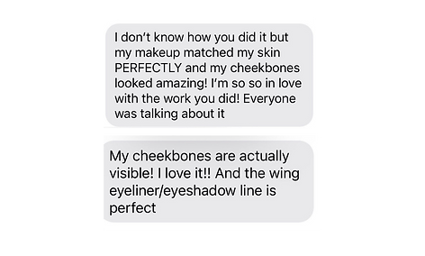 testimonial of spokane makeup artist