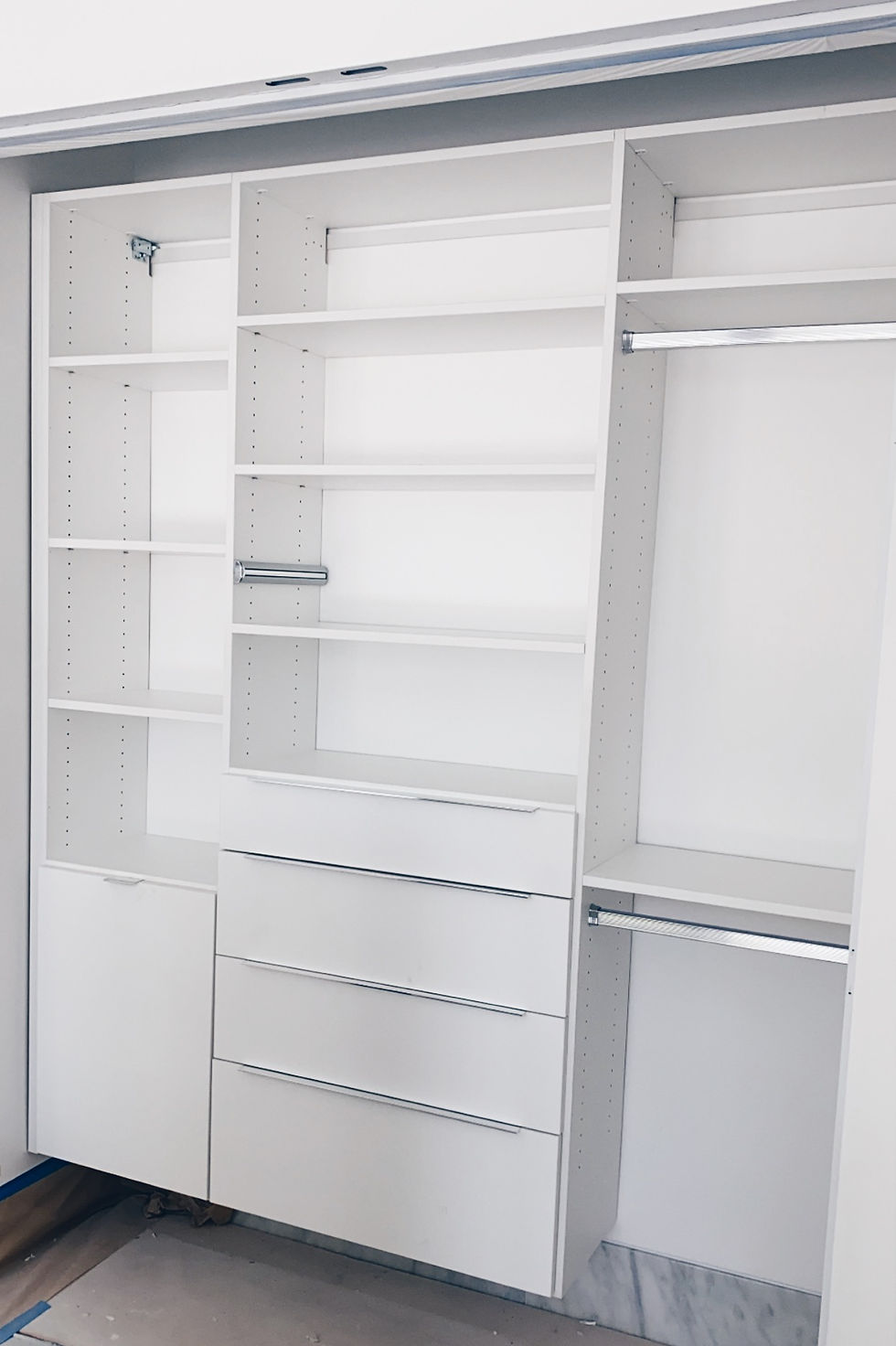 bright reach in closet