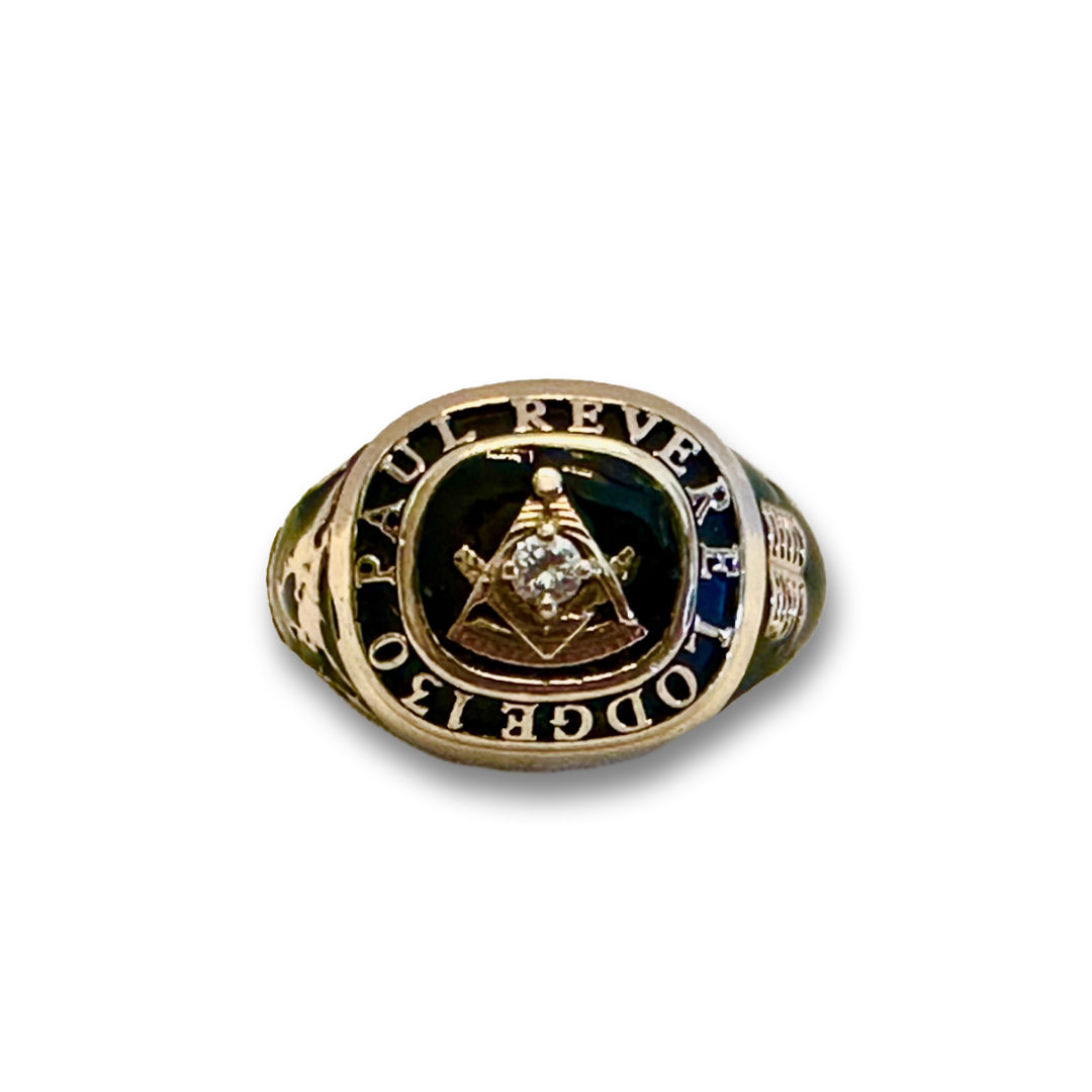 Paul Revere Lodge No. 130 Past Master Ring