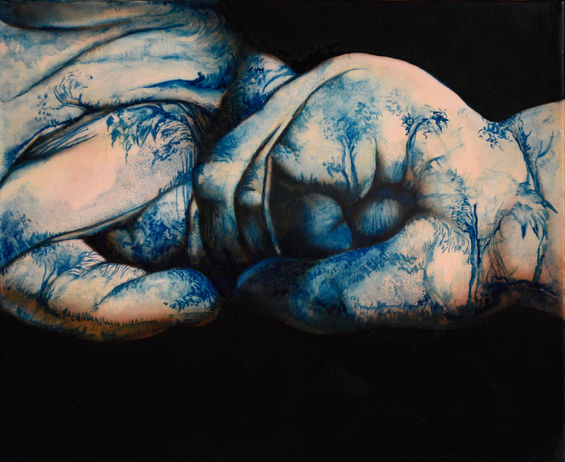 Hand Made IV Huile sur toile 22x27cm 2018.JPG