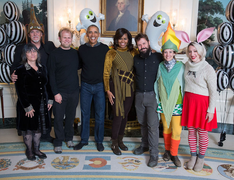 At the Obama White House.