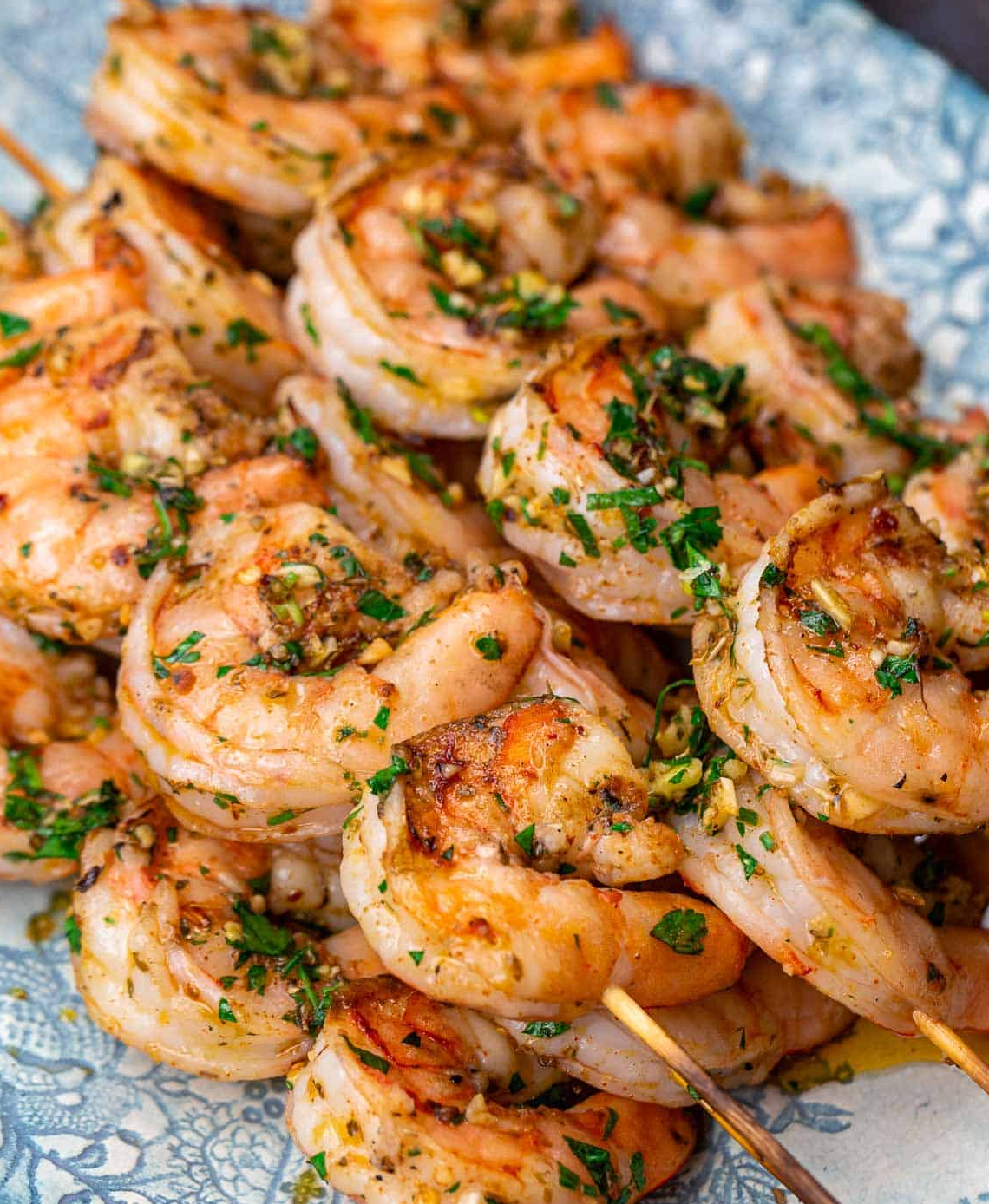 Shrimp Skewers with Roasted Asparagus & Tomatoes and Rice Pilaf, MP