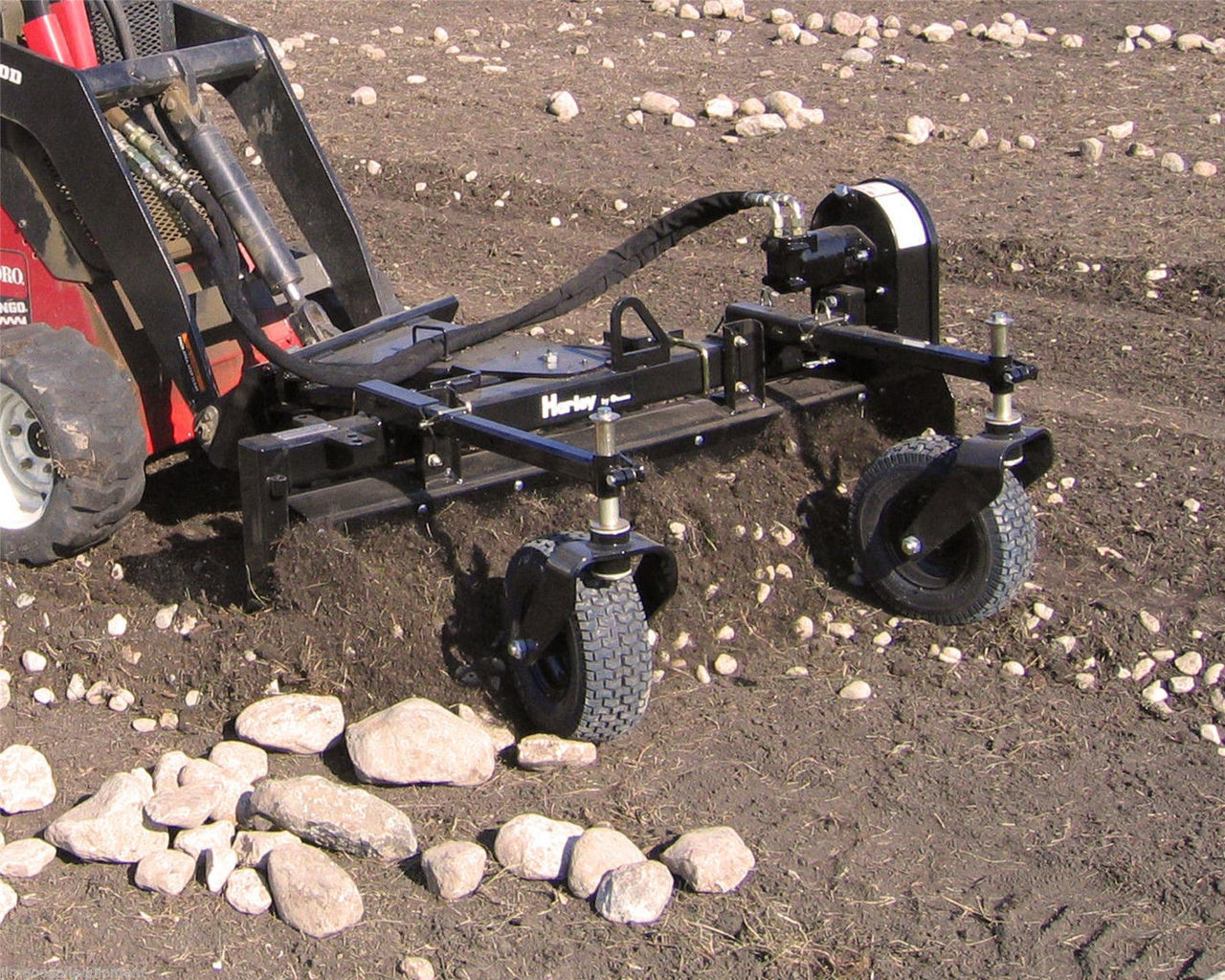 Mini Skid Steer Harley Rake