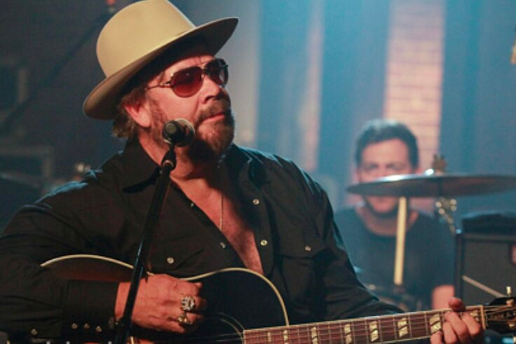 Hank Williams Jr. performing live, the Louisiana-born Country Music Hall of Fame member who has never joined the Grand Ole Opry