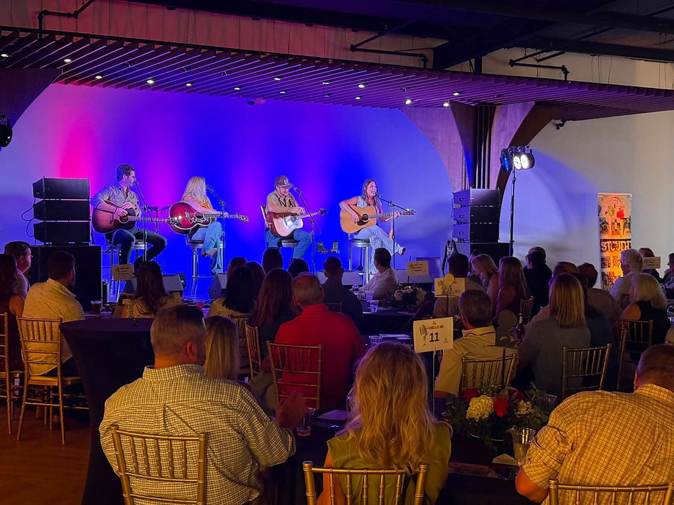 Alex Smith, Hadlie Jo, Dan Smalley and Kylie Frey at Songs for St. Jude in Alexandria, LA