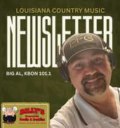 Louisiana Country Music newsletter featuring Big Al, KBON 101.1 interview and Louisiana country music news from August 21, 2026