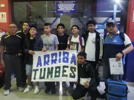 Delegación Tumbesina partió rumbo a Trujillo para debut en los JEDP 2023