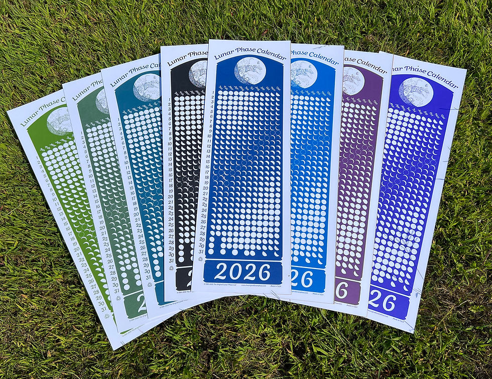 Thumbnail: Lunar Phase Calendar 2026 - In tubes