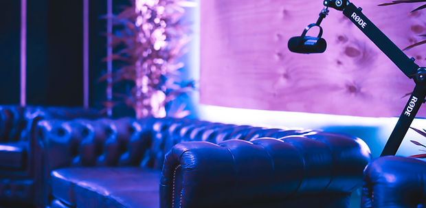 Client Couches in Umbrella Sound Studio Mix Room