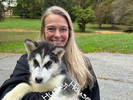 Two of our legacy puppies are off to their forever homes!