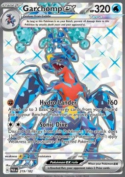 2023 Pokémon Garchomp EX PAR #219 RAW