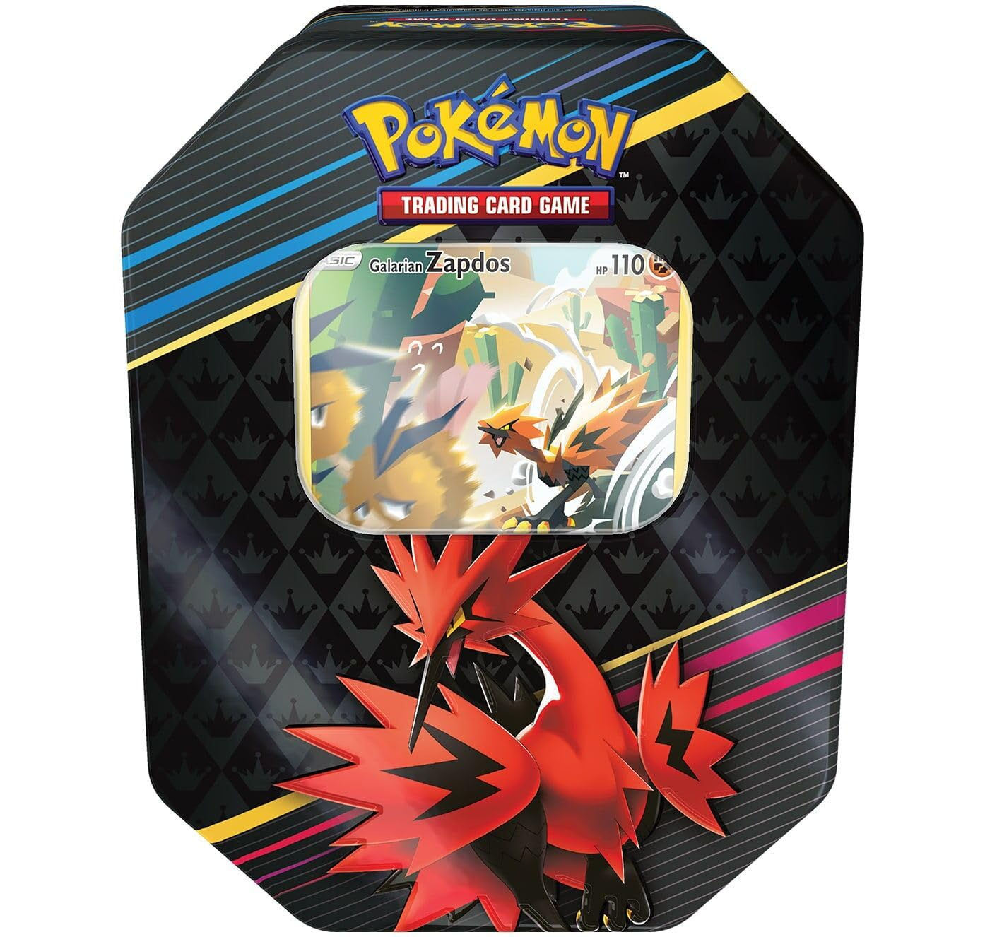 Pokémon Crown Zenith tin Zapdos