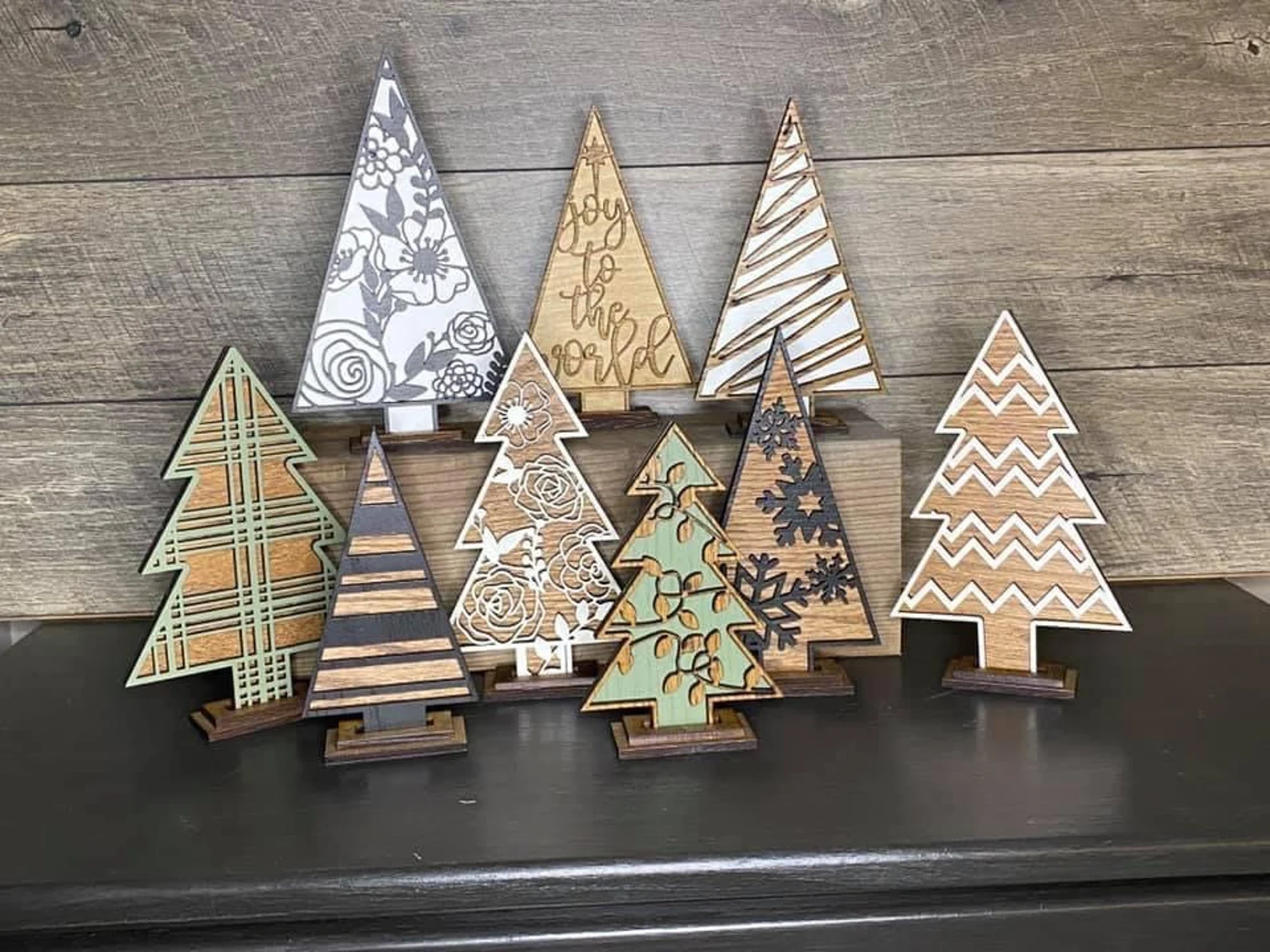 Standing Christmas Trees Kit (10 Trees)