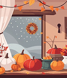 harvest colors, cozy setting.jpg