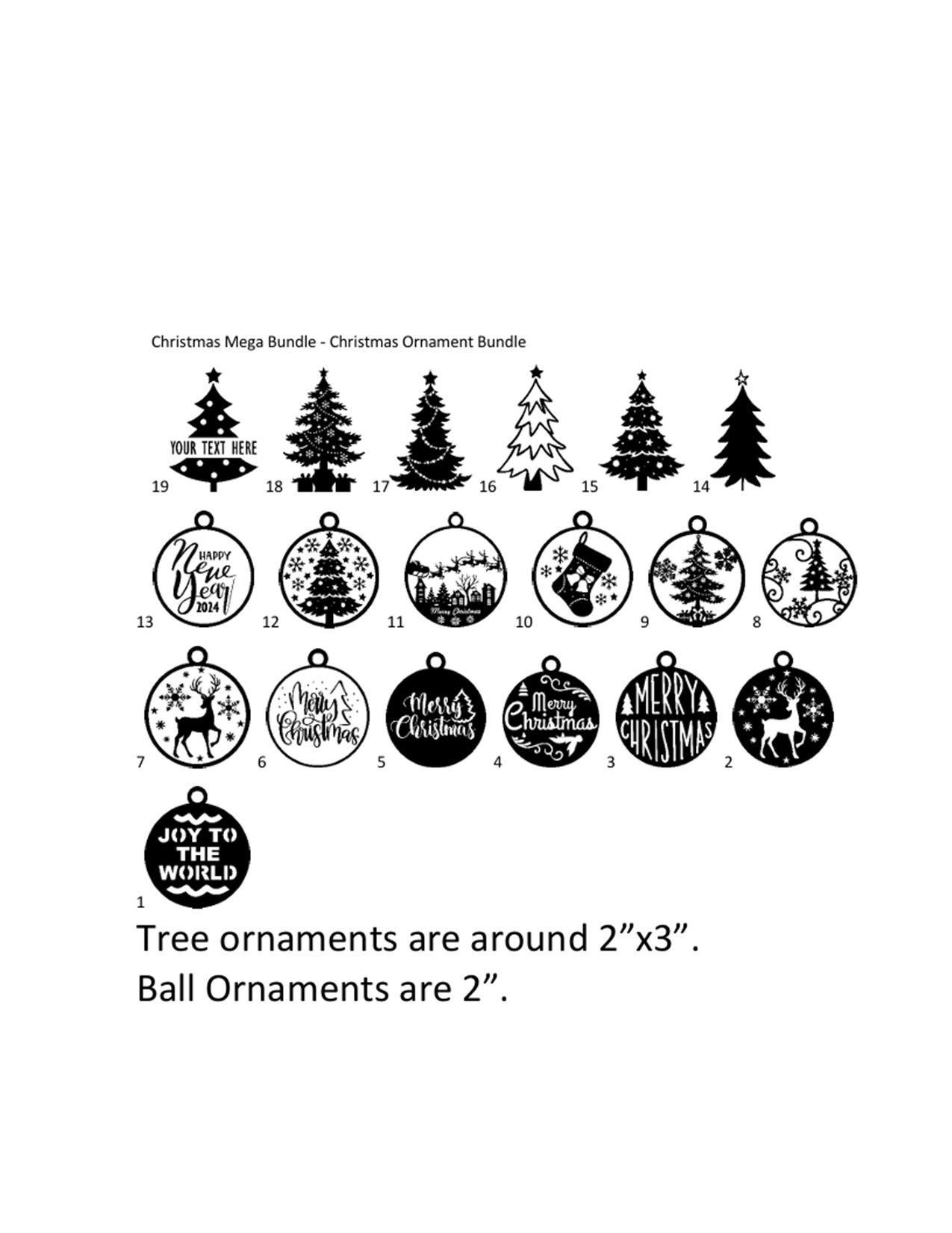 Christmas Ornaments Kit