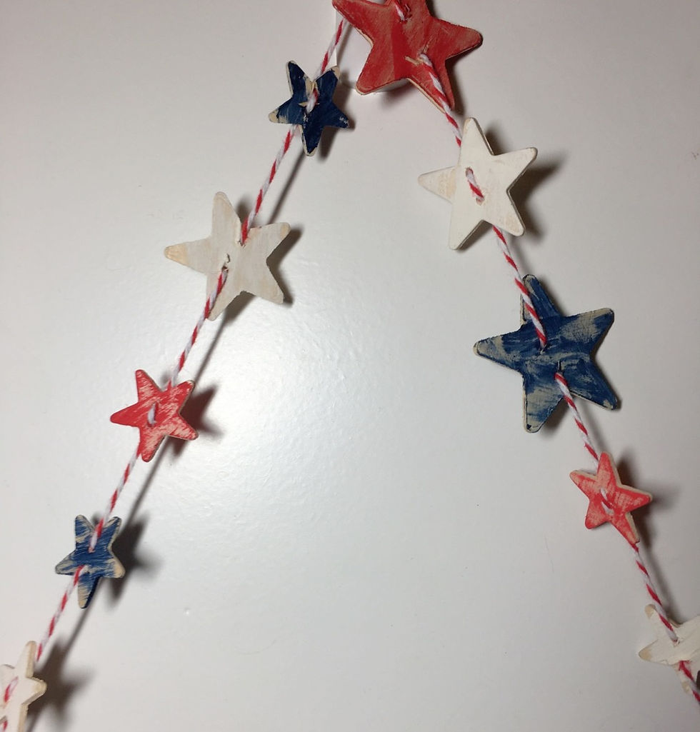 Thumbnail: Stars and Stripes Door Hanger