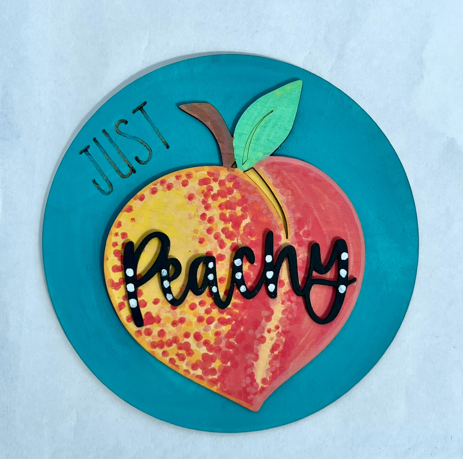 🍑 “JUST Peachy” round insert