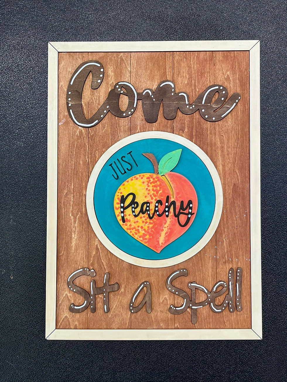 Thumbnail: 🍑 “JUST Peachy” round insert