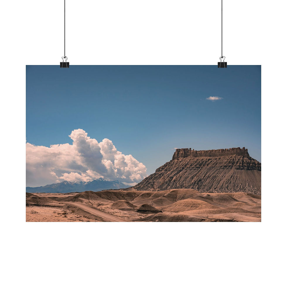 Thumbnail: Factory Butte fine art print