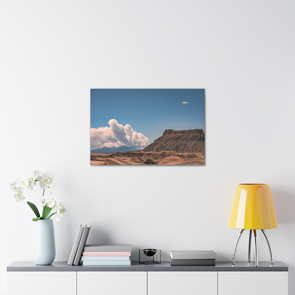 Miniatura: Factory Butte fine art canvas 