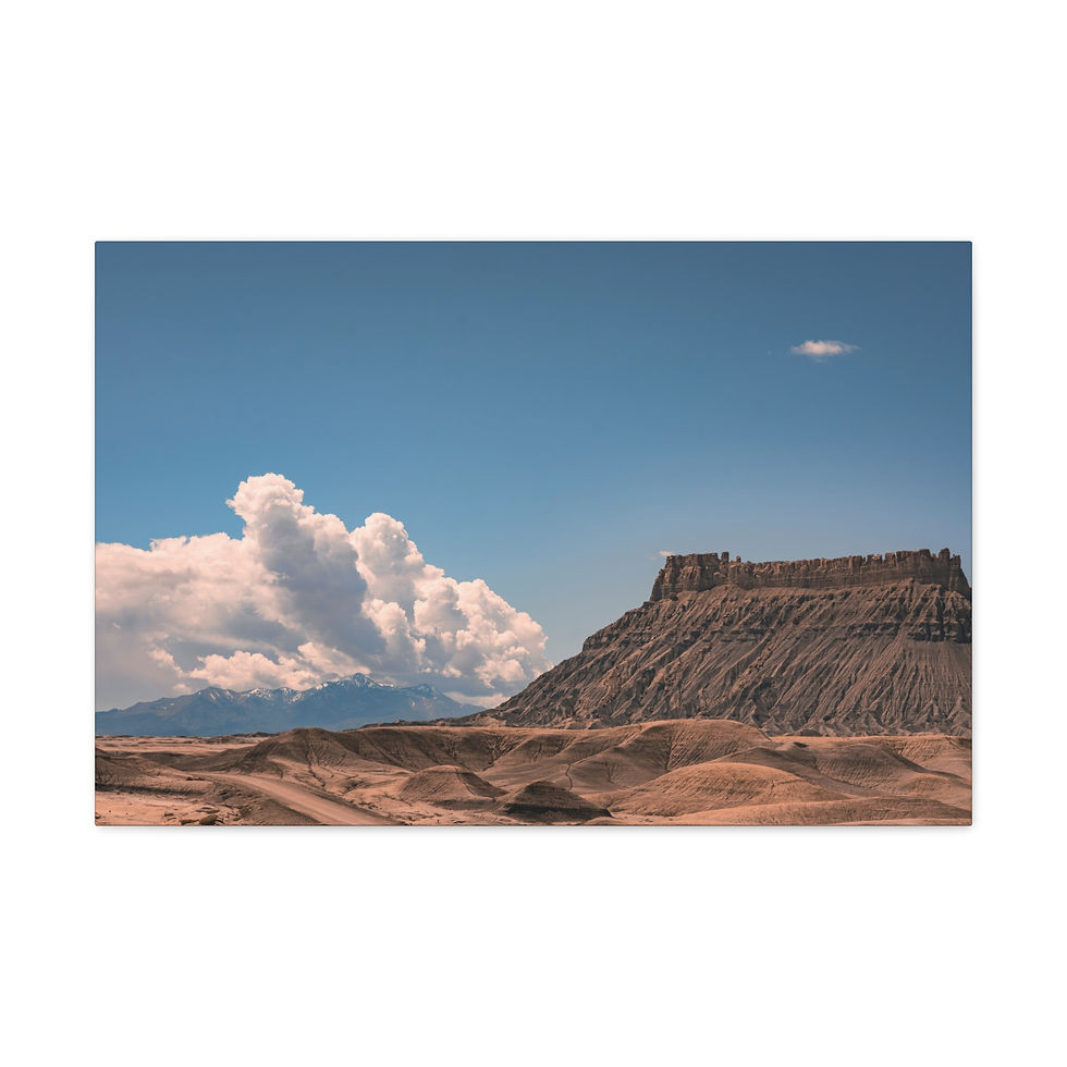 Miniatura: Factory Butte fine art canvas 