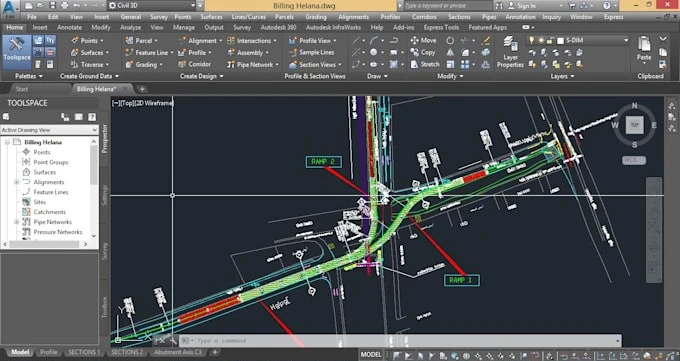 Civil 3D Road Design