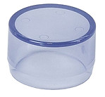 Clear PVC End Cap - External Cap