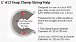 #13 Snap Clamp Sizing Help