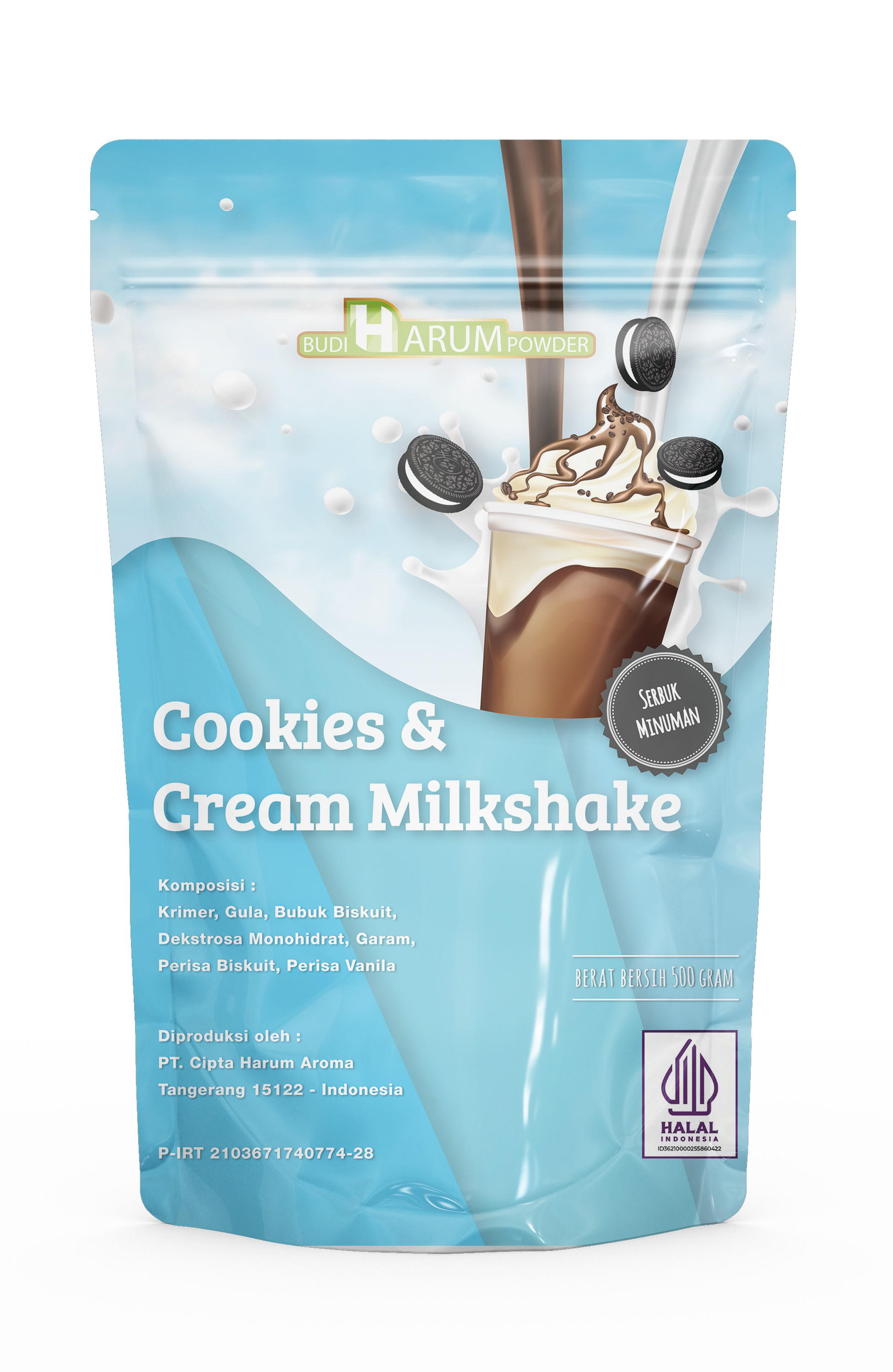 Cookies & Cream Milkshake 500gr