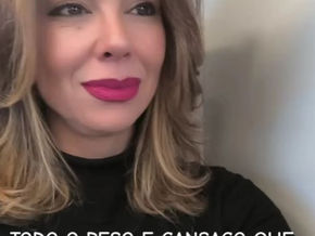 Todo o peso e cansaço...