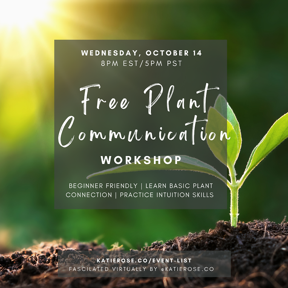 FREE Plant Communication Workshop