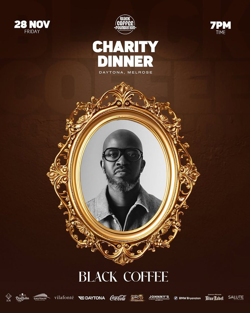 Black Coffee Charity Dinner – 29th November | Daytona, Melrose