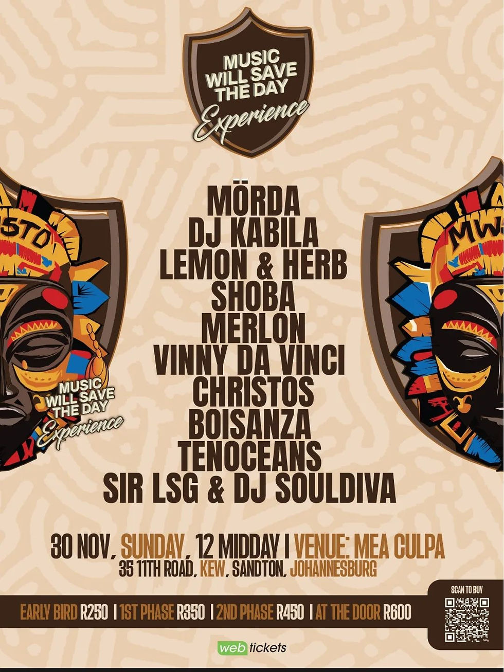 MWSTD Official – 30th November | Mea Culpa, Sandton