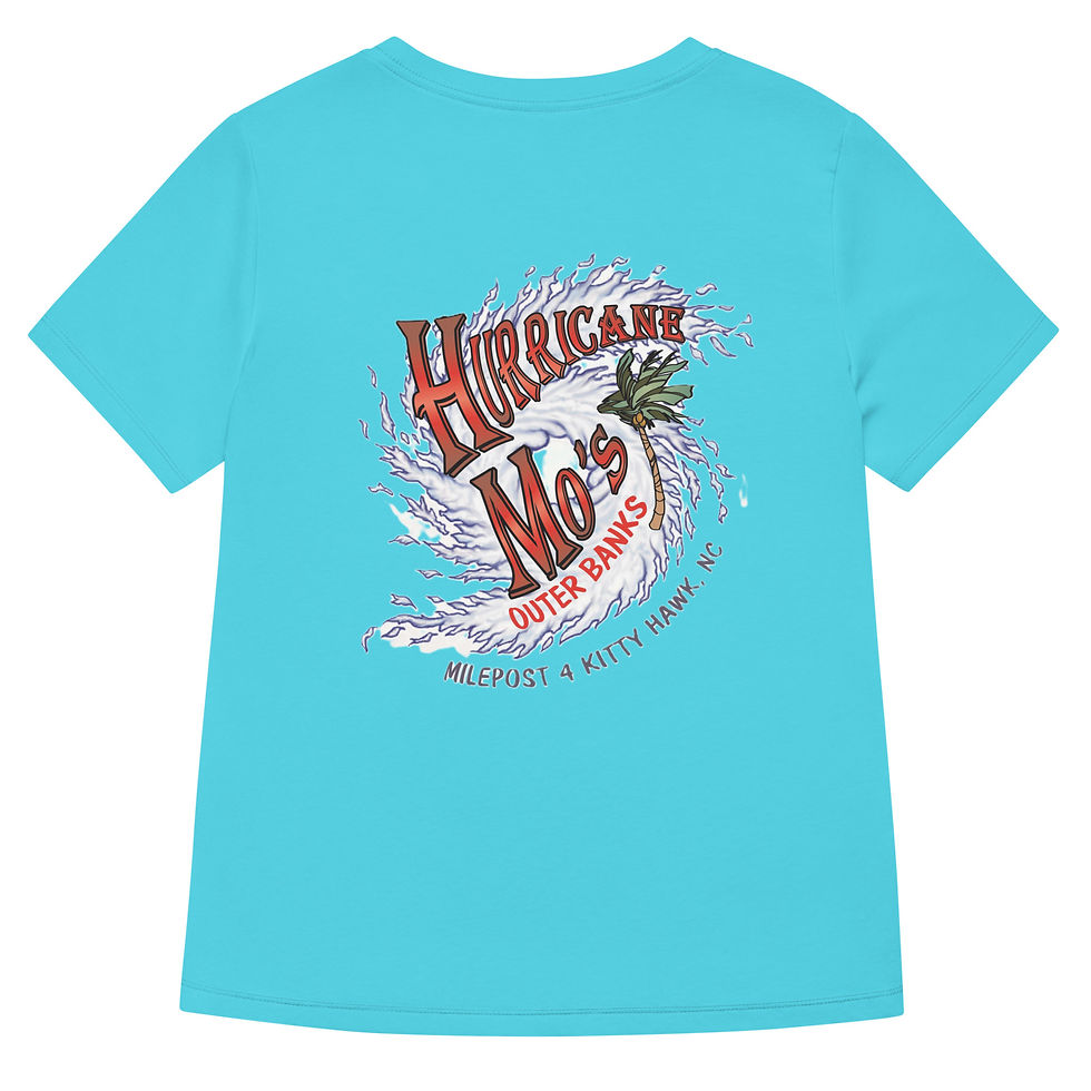 Thumbnail: Hurricane Mo's Women’s Relaxed V-Neck T-Shirt