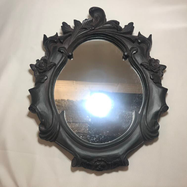 Art Nouveau Style Compressed Wood Mirror