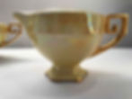Thumbnail: Antique MZ Altrohlua Art Deco Lustreware Sugar and Creamer Set