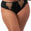 Thumbnail: Elomi Teagan High Leg Brief - Black/Almond