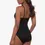 Thumbnail: Miraclesuit Mariposa One Piece Black Swimsuit