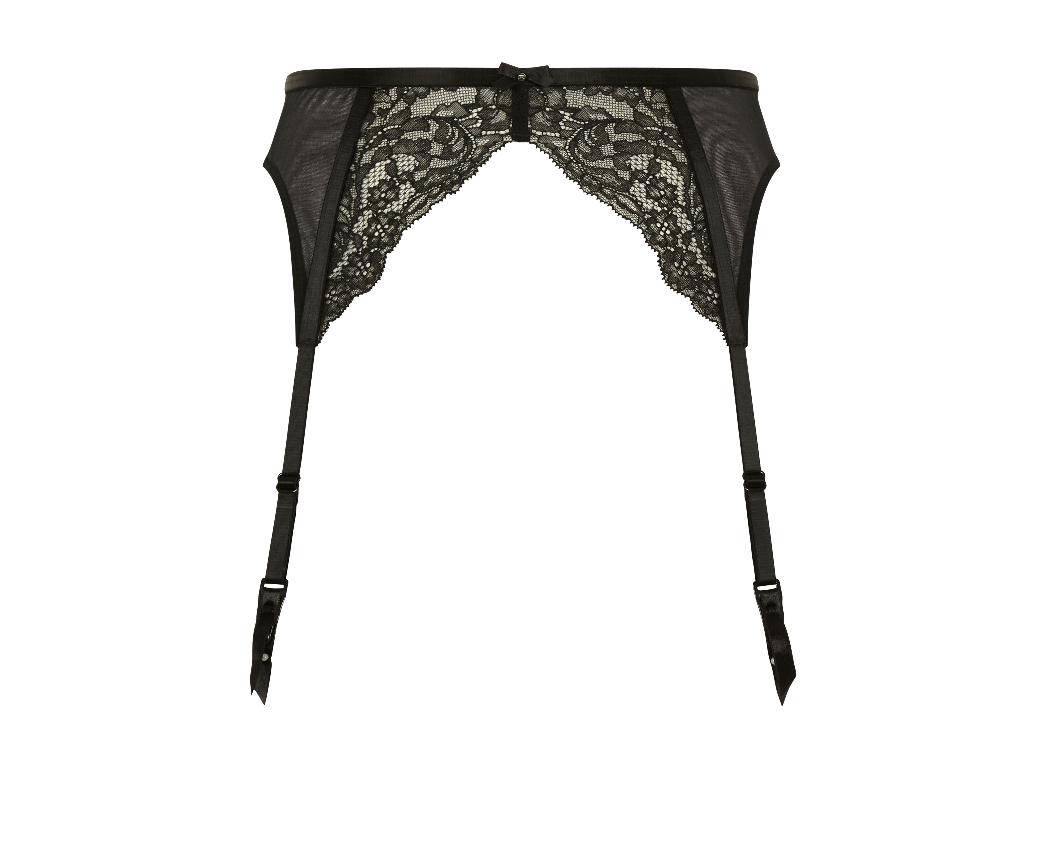 Panache Ana Suspender Belt - Black
