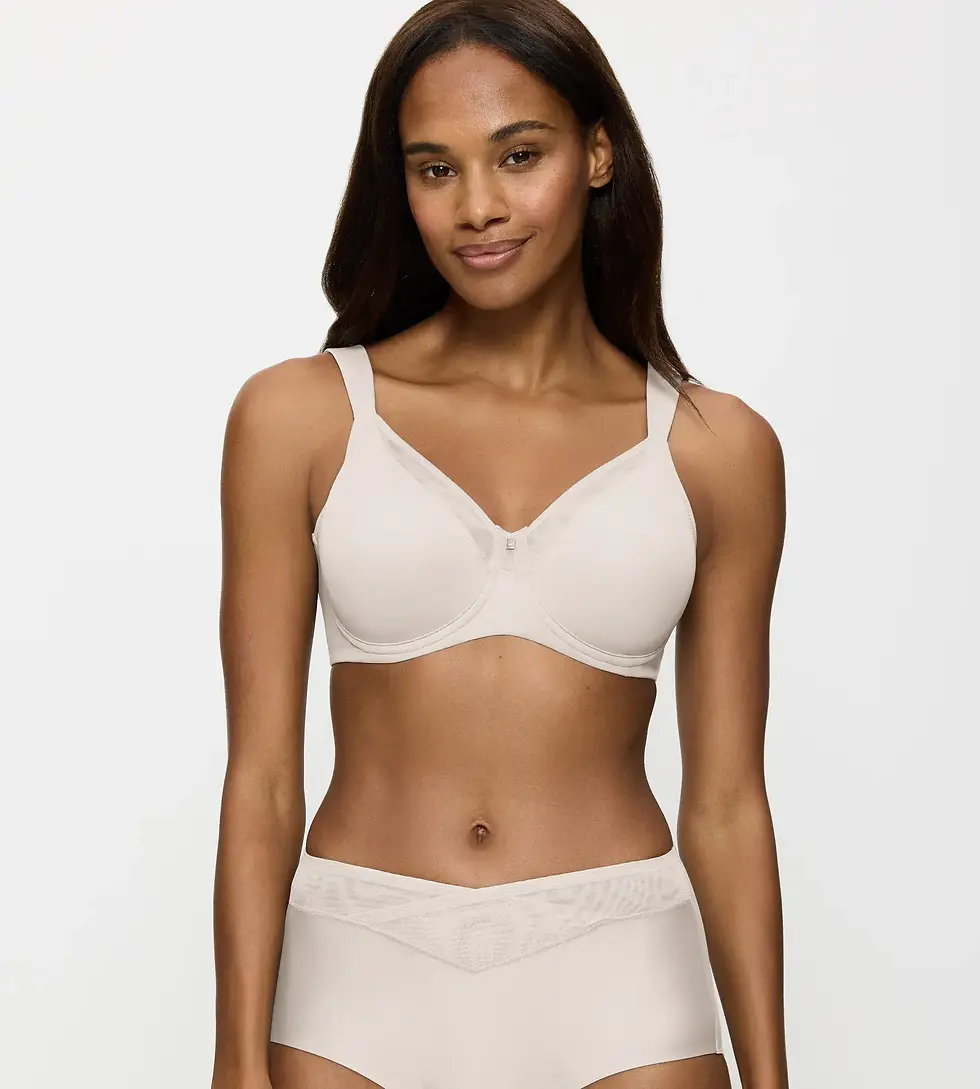 Thumbnail: Triumph True Shape Sensation Minimiser Underwired Bra - Fresh Powder - 10218201