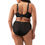 Thumbnail: Elomi Teagan High Leg Brief - Black/Almond