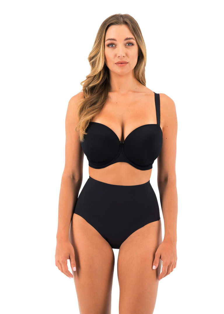 Thumbnail: Fantasie Smoothease Black Shaping Brief - FL2325